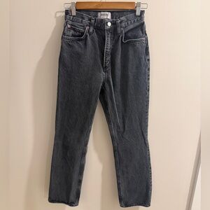 AGOLDE Riley Straight Jeans | Vintage Wash | High Rise | Size 25